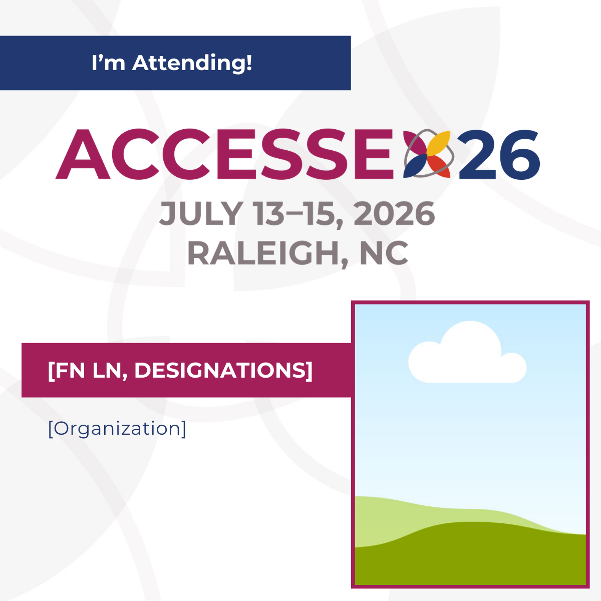 ACCESSE26 Attending Graphic
