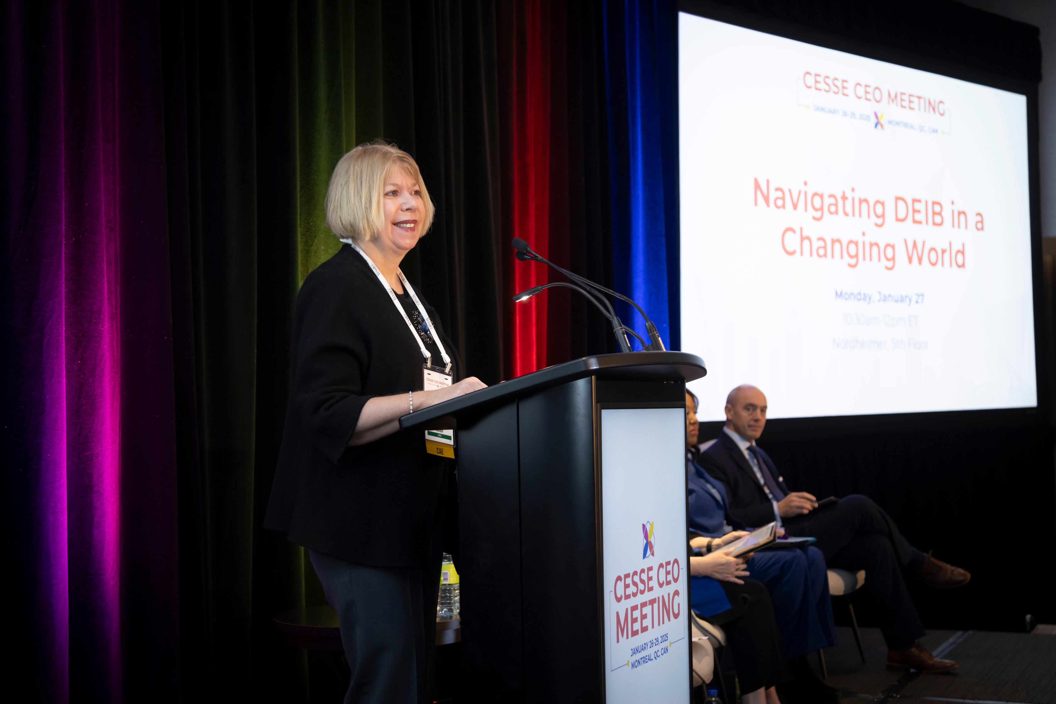 Karen Horting at the 2025 CESSE CEO Meeting
