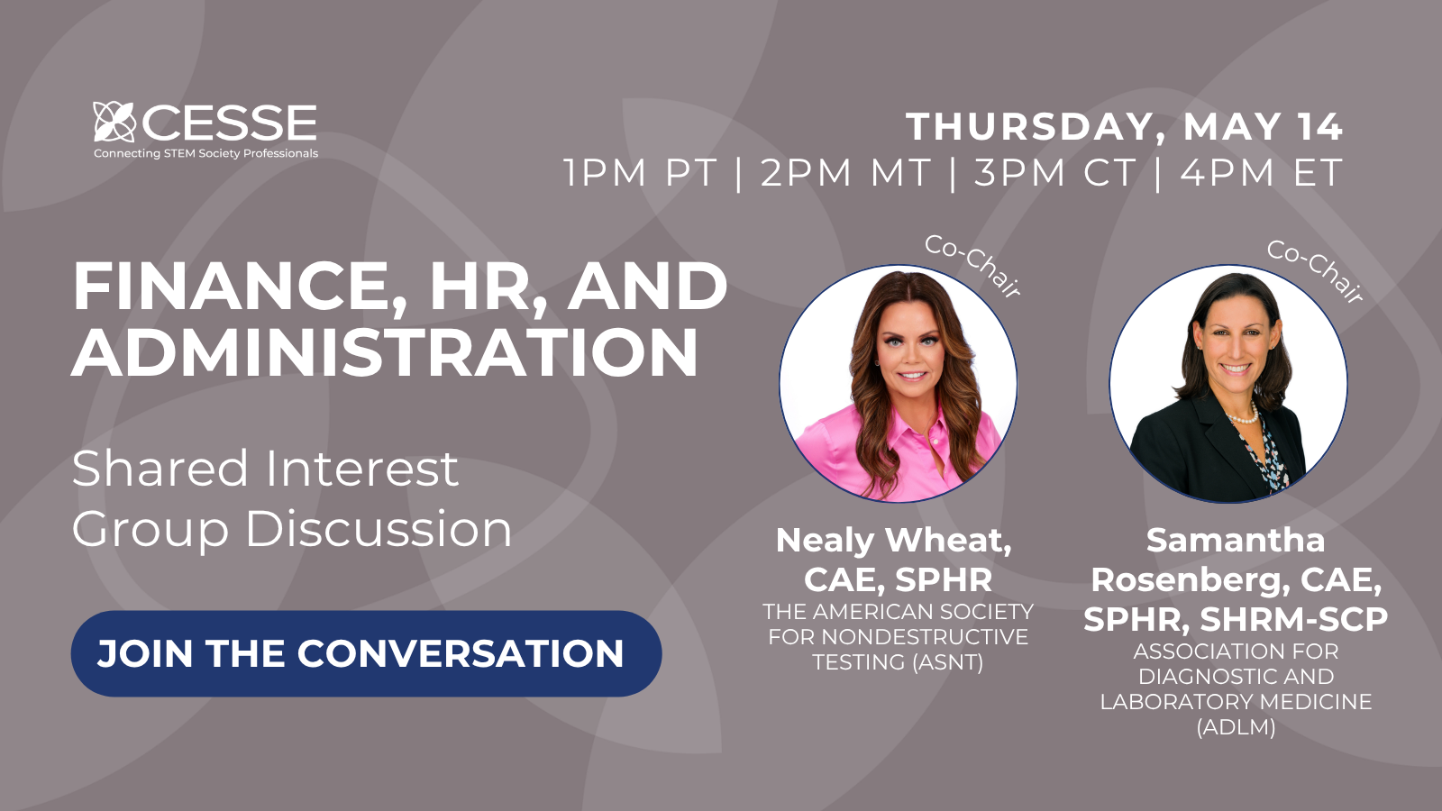 SIG Discussion Finance, HR, and Admin Q2 2026