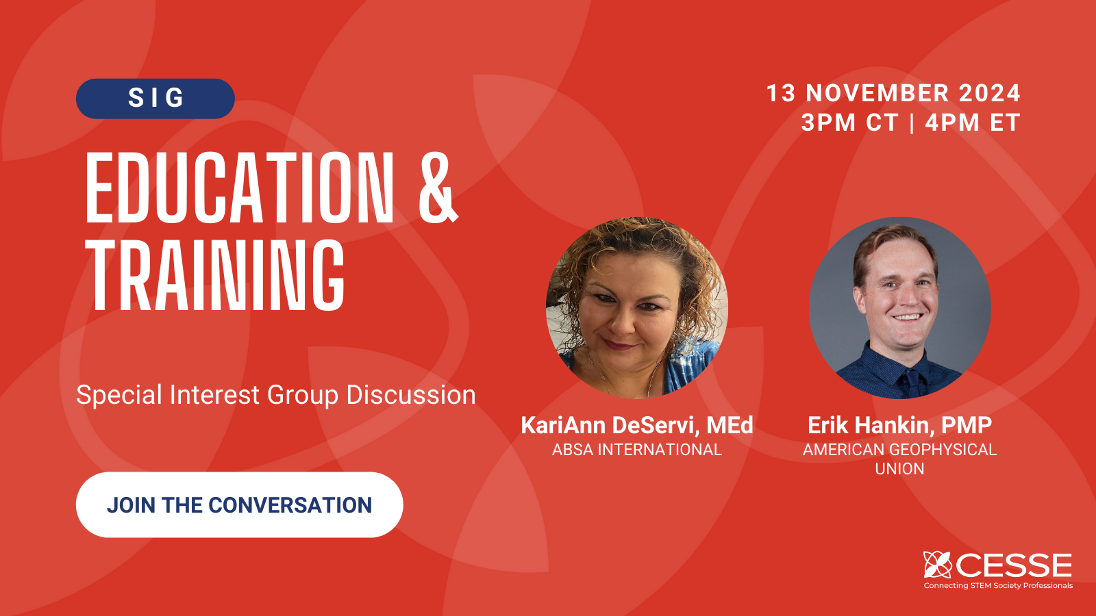 SIG Discussion Edu and Training November 2024