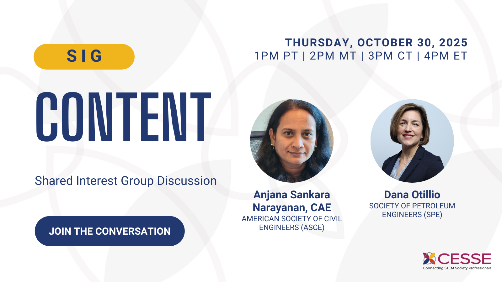 SIG Discussion Content Q4 2025