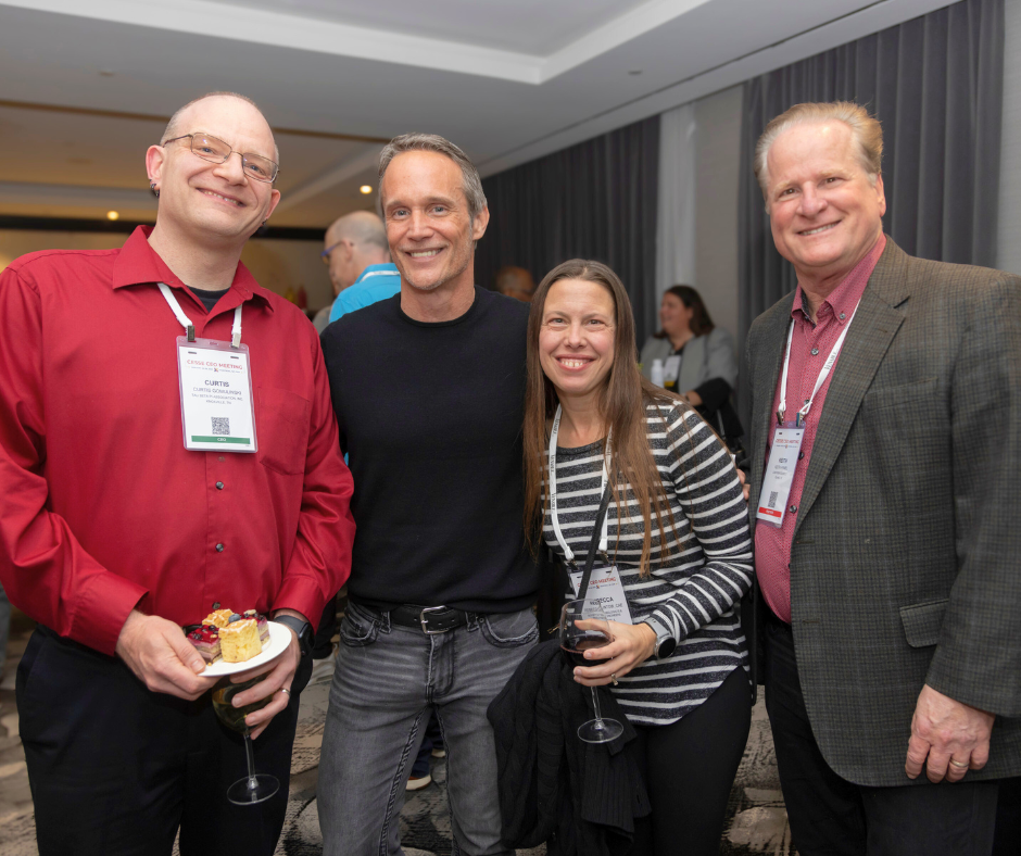 Four CESSE members posed at CESSE Conference